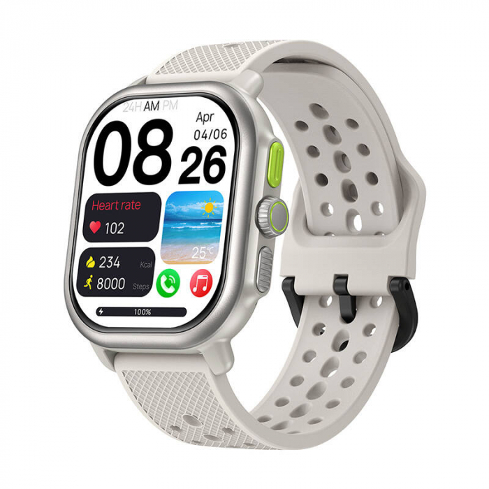 Smartwatch Zeblaze Beyond 3 Pro, ecran AMOLED 2.15”, GPS, apeluri Bluetooth, monitorizare sănătate 24/7, autonomie extinsă, Champagne [2]