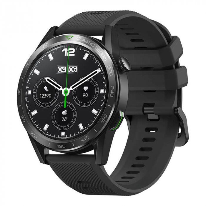 Smartwatch Zeblaze Btalk 3 – Apeluri Bluetooth, +100 Moduri Sport, Autonomie până la 14 zile, IP68, Negru [1]