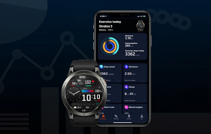 Smartwatch Zeblaze Stratos 3 (Orange) [5]