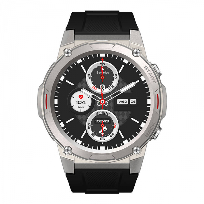 Smartwatch Zeblaze Vibe 7 Pro – Ecran AMOLED 1.43", Apeluri Bluetooth, GPS, 100+ Sporturi, Monitorizare Sănătate, Negru [2]