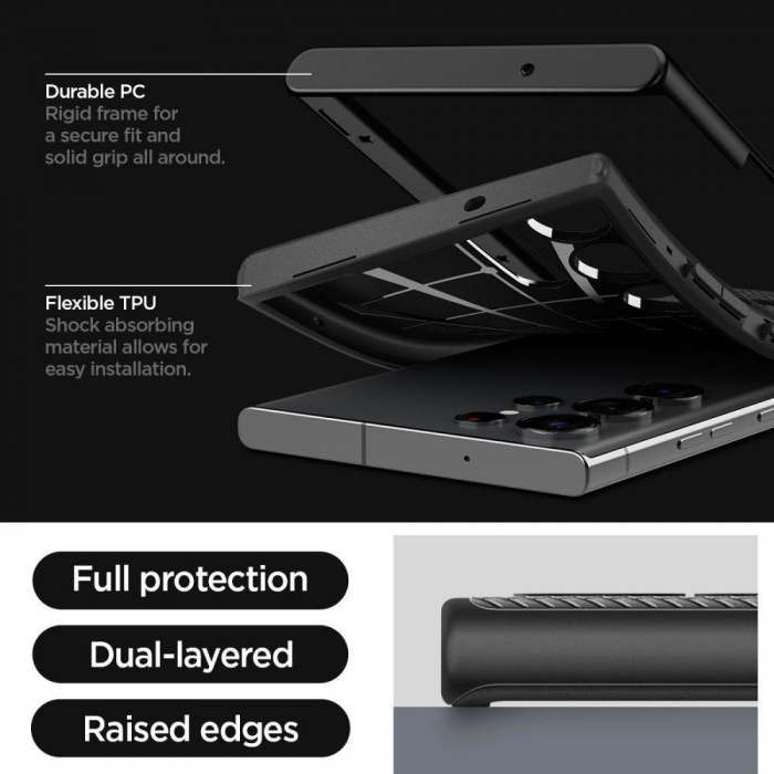 Spigen NEO HYBRID GALAXY S23 ULTRA BLACK [8]