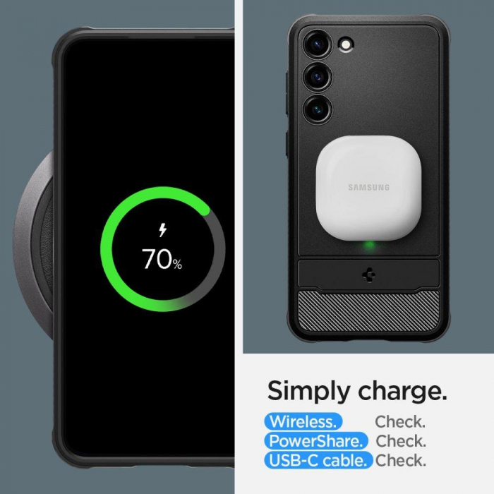 Spigen RUGGED ARMOR GALAXY S23+ PLUS MATTE BLACK [6]