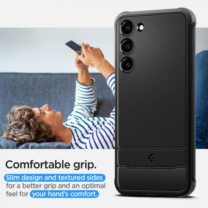 Spigen RUGGED ARMOR GALAXY S23+ PLUS MATTE BLACK [7]