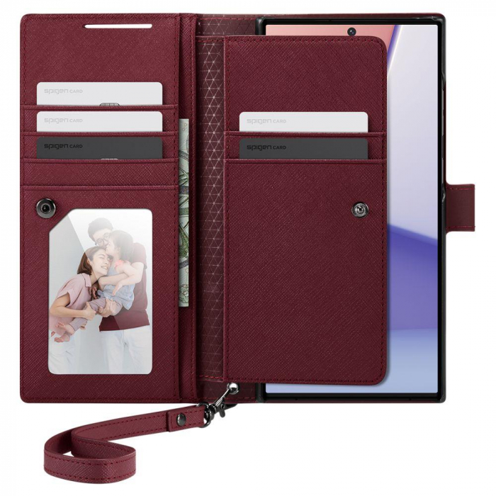 Spigen WALLET "S" PLUS GALAXY S23 ULTRA BURGUNDY [2]
