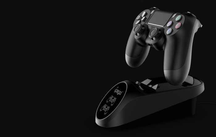 Stație de andocare duală iPega PG-9180 pentru controler de jocuri PS4 (negru) [10]