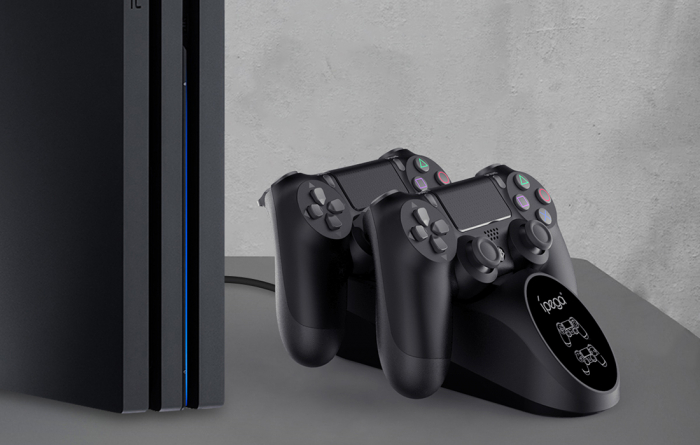 Stație de andocare duală iPega PG-9180 pentru controler de jocuri PS4 (negru) [8]