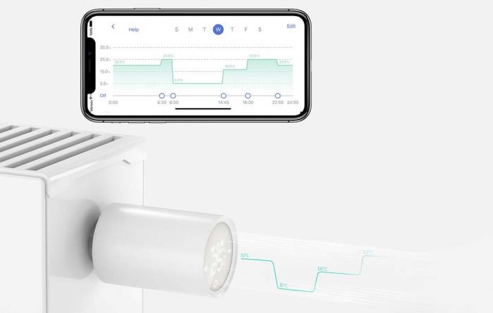 Supapă cu termostat inteligent Meross MTS150HK (HomeKit) [2]