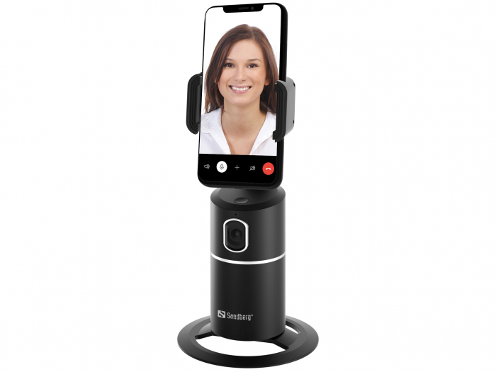 Suport Telefon Sandberg Auto Tracking – Urmărire Mișcare 360°, Live & Video Calls [4]