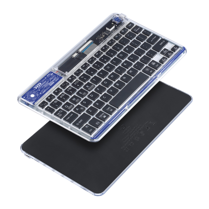 Tastatură Dux Ducis CK Wireless – Compatibilă Laptop, Tabletă, Telefon, Design Transparent, Ultra-Slim [3]