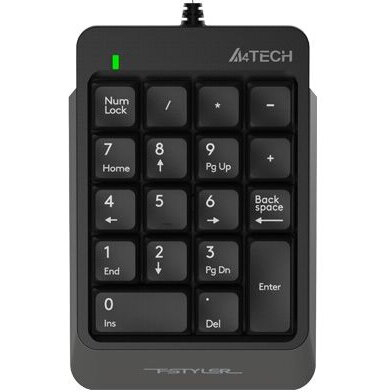 Tastatura numerica A4TECH Fstyler, 18 taste , USB , neagra [3]
