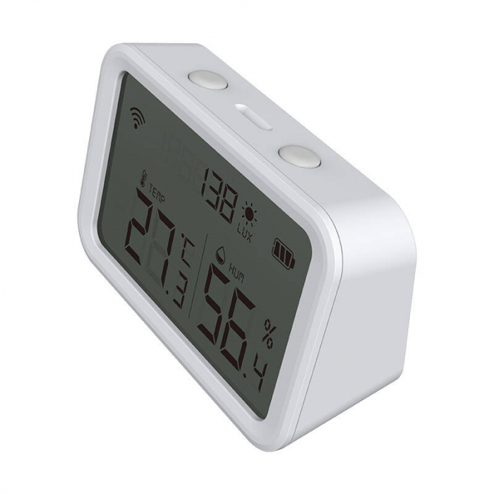 Termohigrometru Smart Wi-Fi NEO NAS-TH02W, Afișaj LCD, Compatibil Tuya Smart [6]