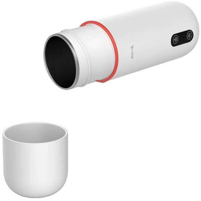 Mini ceainic electric Deerma DR035S alb cu afișaj temperatură și capacitate 350 ml [3]