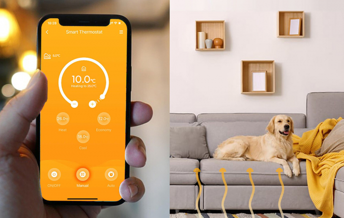 Termostat inteligent Wi-Fi Meross MTS200BHK(EU) (HomeKit) [4]