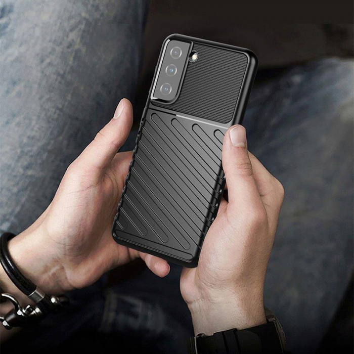 Husa Thunder Case pentru Samsung Galaxy S23+ husa silicon neagra [4]