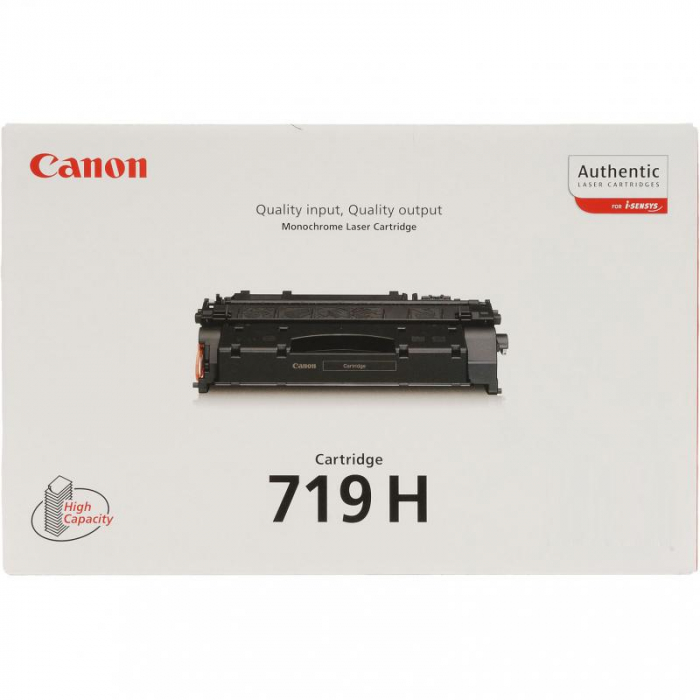 Toner Canon CRG719H, black, capacitate 6400 pagini, pentru LBP6650dn, LBP6300dn, MF5580dn, MF5840dn [1]