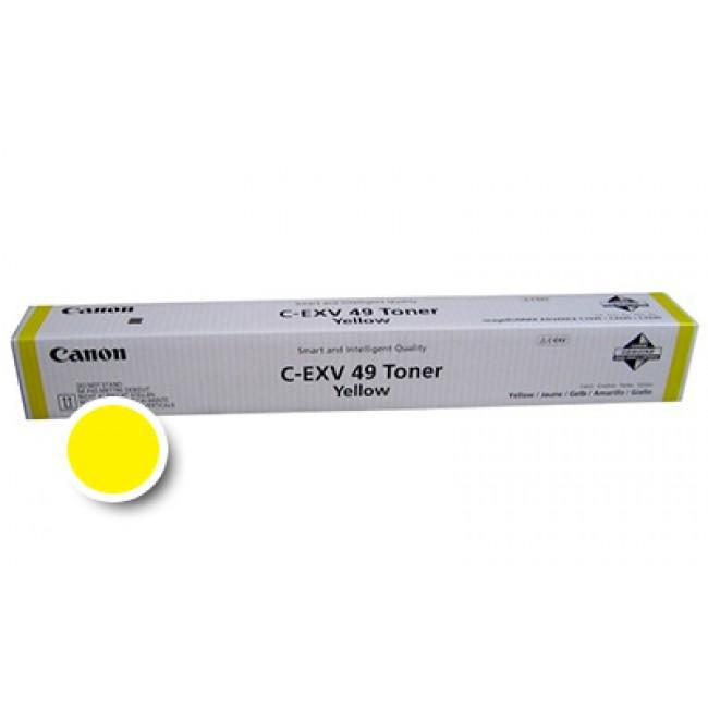 Toner Canon EXV49Y, yellow, capacitate 19000 pagini, pentru iR Advance C3300i, 3320i, 3325i [1]