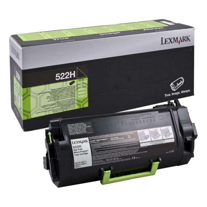 Toner Lexmark 52D2H0E, black, 25 k, MS810de , MS810dn , MS810dtn, MS810n , MS811dn , MS811dtn , MS811n , MS812de , MS812dn , MS812dtn [1]
