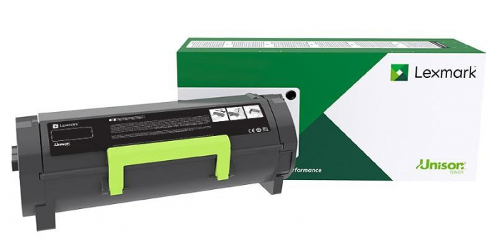 Toner Lexmark 58D2H0E, black, 15k, Compatibilitate: MS821dn, MX822adxe, MX826ade, MS821n, MX822ade, MX826adxe, MS823dn, MX721ade, MS825dn, MS822de, MS826de, MS823n, MX722adhe, MS725dvn, MX721adhe, MX722ade. [1]