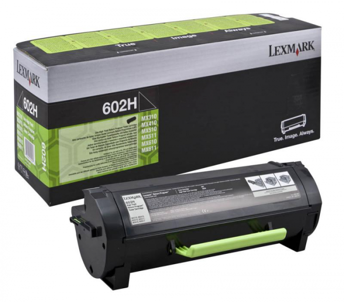 Toner Lexmark 60F2H00, black, 10 k, MX310dn , MX410de , MX510de ,MX511de , MX511dhe , MX511dte , MX611de , MX611dhe. Similar 60F2H0E [1]
