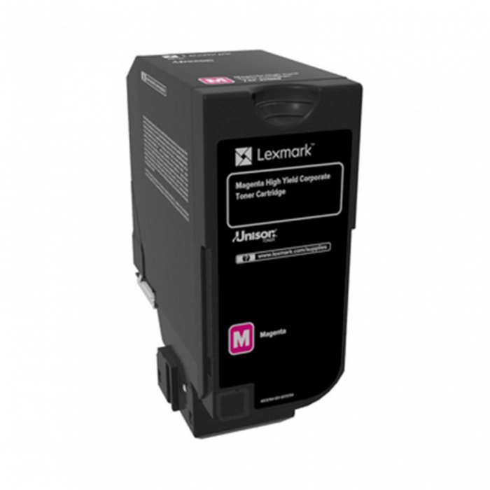 Toner Lexmark 74C2HME magenta, 12k ,compatibil cu CS725DE,CS725DTE [1]