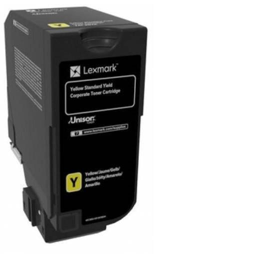 Toner Lexmark 74C2SYE yellow, 7k ,compatibil cu CX725de, CX725dhe,CX725dthe, CS725de, CS720de, CS720dte, CS725dte [1]
