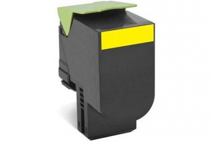 Toner Lexmark 80C2HYE, yellow, 3 k, CX410de , CX410de with 3 yearOnsite Service , CX410dte , CX410e , CX510de , CX510de Statoil ,CX510dhe , CX510dthe [1]