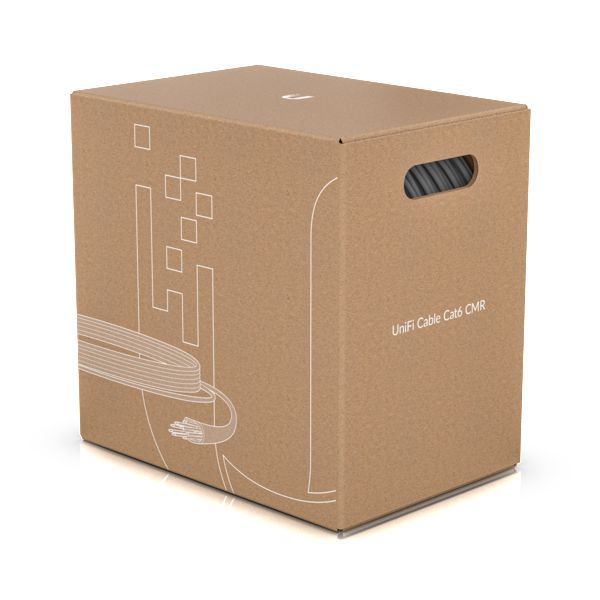 Ubiquiti Networks Cable Cat6 CMR Rating, 305 m, Solid Bare Copper, 10/100/1000 Base-T, 600 MHz [3]