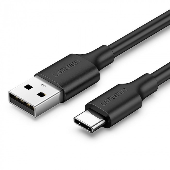 Ugreen cable USB - USB Type C 480 Mbps 3 A 1.5 m cable black (US287 60117) [1]