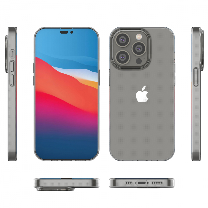 Gel transparent pentru husa iPhone 14 Pro Ultra Clear de 0,5 mm [3]