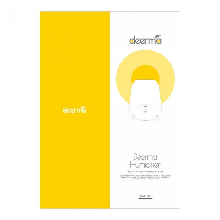 Umidificator cu ultrasunete Deerma F325, 5L, silențios, rezervor transparent, ideal pentru dormitor, birou sau camera copilului [5]