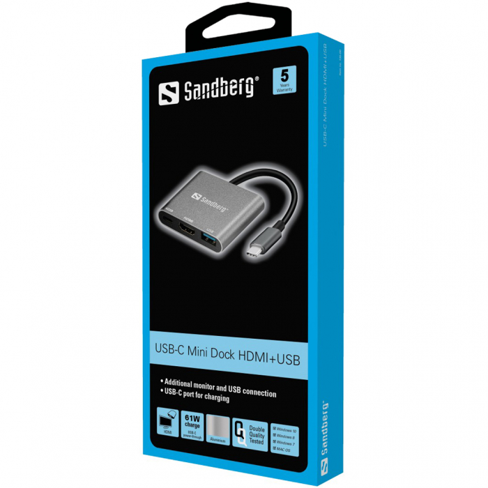 USB-C Mini Dock HDMI+USB [2]
