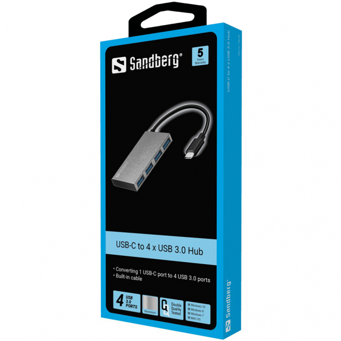 USB-C to 4 xUSB 3.0 Pocket Hub [2]