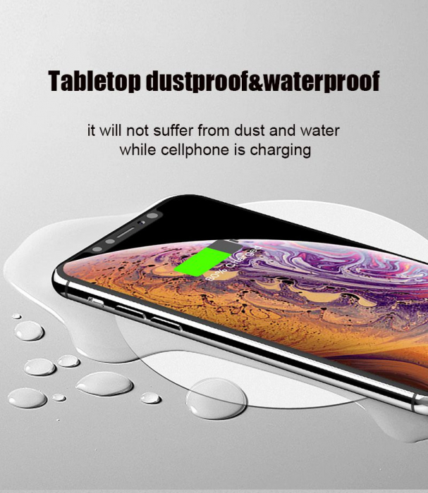 Vivolink Wireless QI Charger Waterproof, fara cabluri si fara gaurire [4]