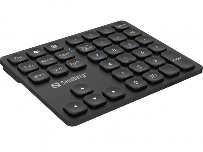 Tastatură Numerică Wireless Sandberg Pro – 36 Taste, Dual Mode 2.4GHz & Bluetooth, Baterie Reîncărcabilă [5]