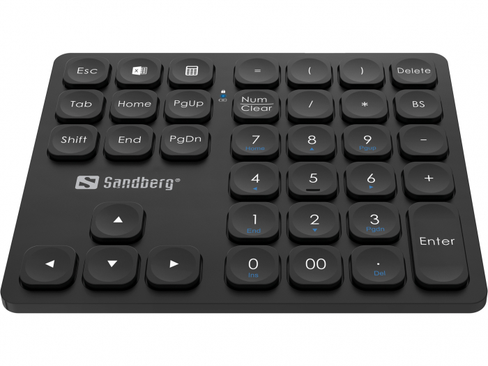 Tastatură Numerică Wireless Sandberg Pro – 36 Taste, Dual Mode 2.4GHz & Bluetooth, Baterie Reîncărcabilă [1]