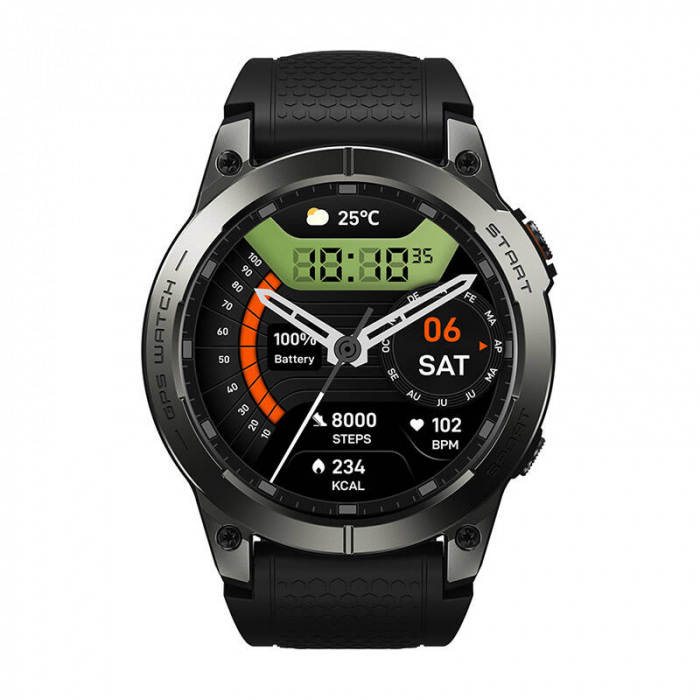 Smartwatch Zeblaze Stratos 3 Pro – Ceas inteligent cu ecran AMOLED 1.43”, apeluri telefonice Bluetooth, GPS avansat și monitorizare sănătate 24/7 [5]