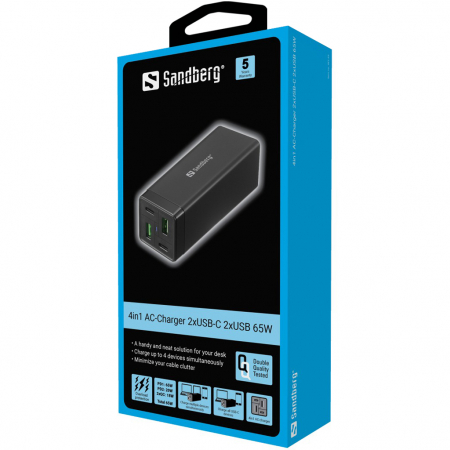 4in1 Charger 2xUSB-C 2xUSB 65W [4]