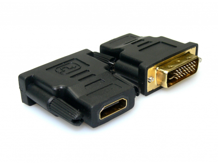 Cabluri - Adaptor DVI la HDMI tata mama pentru conectare PC la monitor sau TV