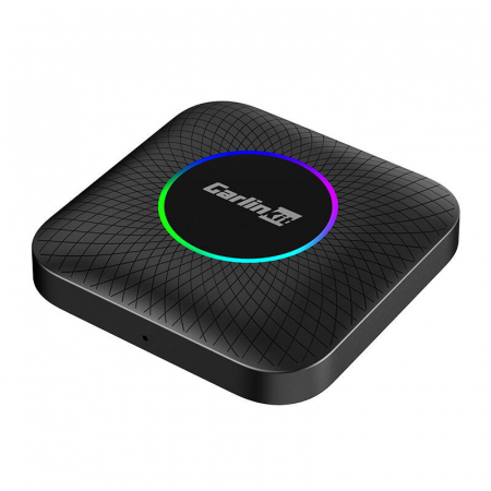 Produse Recomandate - Adaptor Carlinkit TBOX PLUS LED, Android complet 4G/64G, Apple CarPlay & Android Auto wireless, pentru ecran mașină, negru