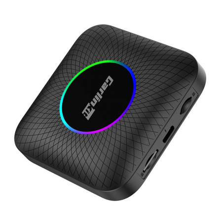 Adaptor Carlinkit TBOX PLUS LED, Android complet 4G/64G, Apple CarPlay & Android Auto wireless, pentru ecran mașină, negru [2]