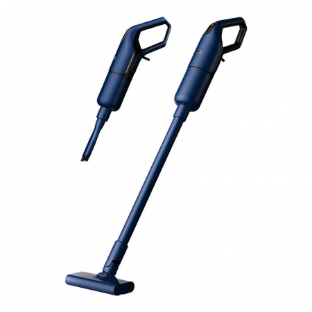 Aspirator vertical - Aspirator vertical 2-în-1 Deerma DX1000W – 600W, 16.000 Pa, Filtru HEPA, 3 perii, Silențios, Albastru