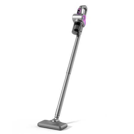 Aspirator vertical - Aspirator vertical portabil 4 în 1 gri cu perie pentru acarieni și saltele