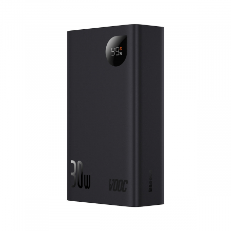 Baseus Adaman2 powerbank with digital display 20000mAh 30W 2 x USB / 1x USB Type C Power Delivery Quick Charge SCP, Oppo Super VOOC black (PPAD050101) [3]