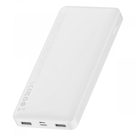 Baseus Bipow powerbank with display 10000mAh 15W white (Overseas Edition) + USB-A - Micro USB 0.25m cable white (PPBD050002) [3]