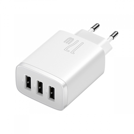 Baseus Compact  Charger 3U 17W EU White [1]