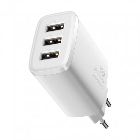 Baseus Compact  Charger 3U 17W EU White [2]