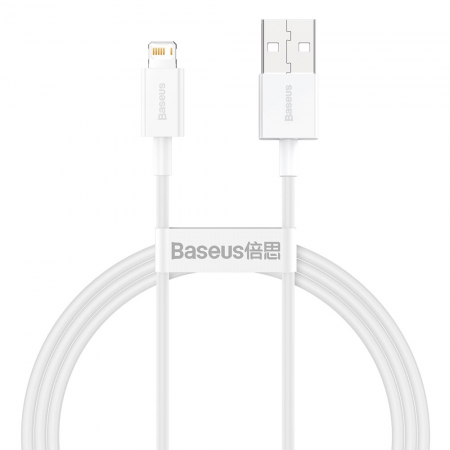 Baseus Superior Cable USB - Lightning 2,4A 1 m White (CALYS-A02) [0]