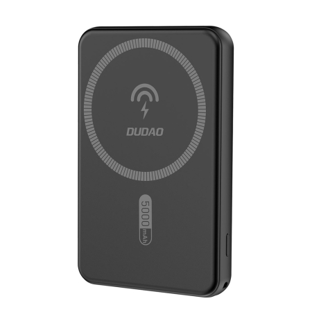 Baterie externă - Baterie externă Dudao K14S 5000mAh – Wireless MagSafe, USB-C 20W, Încărcare Rapidă, Negru