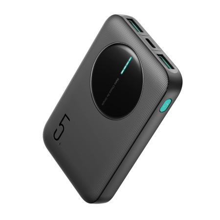 Baterie externă Joyroom JR-PBF13 5000mAh – Încărcare Rapidă 2.4A, 2x USB-A, USB-C, Design Compact, Negru [3]