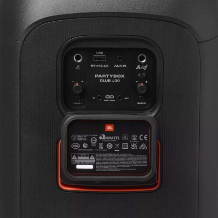 Boxa portabila JBL PartyBox Club 120, 160W, Bluetooth, negru [2]